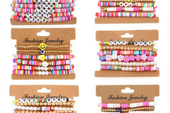 Comprar ahora: 35 Set Vintage Colorful Stretch Beaded Bracelet Set