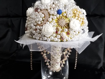 Selling: Brooch bouquets x 2. Special alternative to fresh flowers
