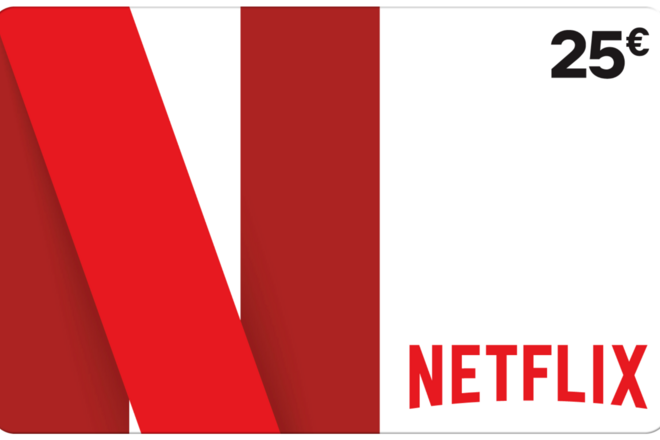 e-Carte cadeaux Netflix (25€) à vendre pour seulement 25 € sur SleepingMoney
