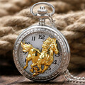 Comprar ahora: 20 Pcs Exquisite Hollow Running Horse Quartz Pocket Watch