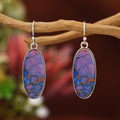 Buy Now: 60 Pairs Vintage Purple Crystal Oil Painting Earrings