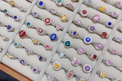 Buy Now: 100pcs High-end colorful zircon micro-setting ring