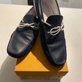 Selling: Men's moccasins dark blue Tods new size 10 uk.
