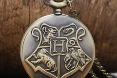 Comprar ahora: 30 Pcs Vintage Harry Potter Patterned Quartz Pocket Watch