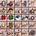Buy Now: 50 Pcs Rhinestone Brooches Jewelry Accesssories