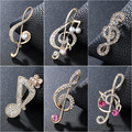 Buy Now: 50 Pcs Exquisite Musical Note Brooch Accessories
