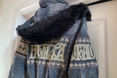 Winter sports: Sparkly, black, vintage women’s ski suit size 10