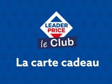 Vente: e-Carte cadeau Leader-Price (100€)