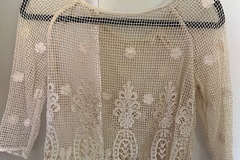 Selling: Cream embroidered top 
