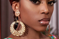Buy Now: 40 Pairs Simple Hollow Irregular Women's Round Earrings