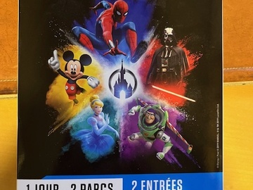 Vente: Tick'nBox "Disneyland Paris - Journée en duo - 2 parcs" (238€)
