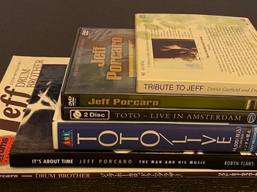 Selling with online payment: Jeff Porcaro Book, VHS, DVD, CD, Package