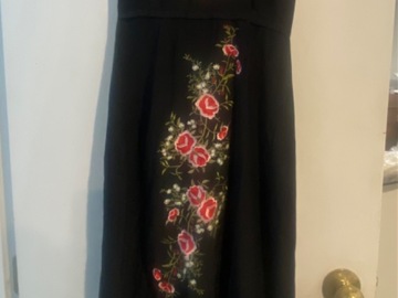 Selling: Embroidered silk dress