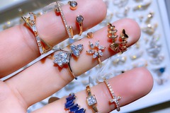 Buy Now: 100pcs Small fresh and simple women's ring