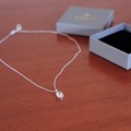 Selling: Juvelan Hazel Necklace with Oval Crystal Pendant in Silver