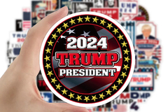 Comprar ahora: 2500 Pcs Trump 2024 US Presidential Election Speech Stickers 