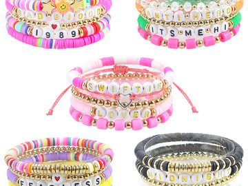 Buy Now: 35 Sets Vintage Colorful Stretch Beaded Bracelet Set