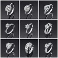 Bulk Lots: 50pcs Stylish Moissanite Ring One Carat Ring
