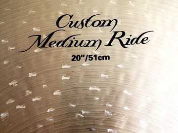 Selling with online payment: Zildjian K Custom 20" Medium Ride Mint