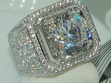 Bulk Lots: 50PC Fashionable and Domineering Men’s Diamond Ring