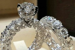 Buy Now: 50PC fashion inlay ring rhinestone ring