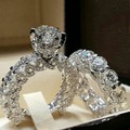 Buy Now: 50PC fashion inlay ring rhinestone ring