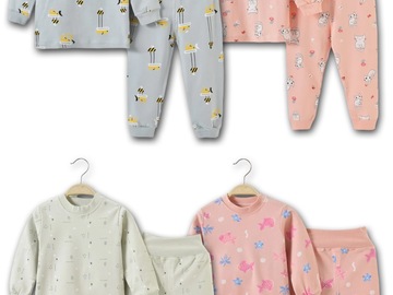 Buy Now: Wholesale boy & girl sleeper assorted prints/size 100 sets