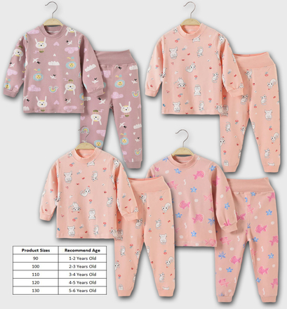 100 SETS - CHILDREN'S CLOTHES 2-PC SET 1-6 YEARS