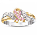 Buy Now: 50PC fashionable double-layered rhinestone ring