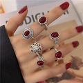 Buy Now: 60pcs Vintage Ruby Ring Pattern Open Ring