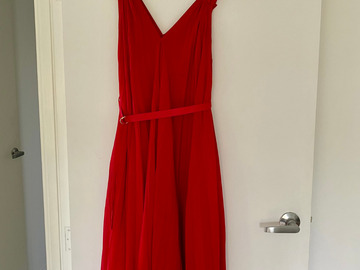 Selling: Red Pleated Dress