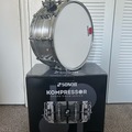 Selling with online payment: Signed by Chris Coleman - Sonor Kompressor Aluminum Snare