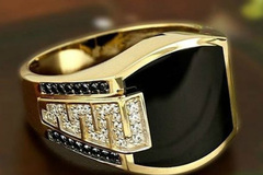 Buy Now: 50pcs Hip hop ring full diamond ring