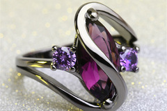 Comprar ahora: 100pcs Sapphire Marquise Ring