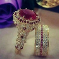 Buy Now: 30pcs Full diamond jewelry ladies ring