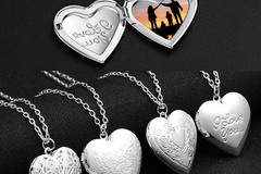 Buy Now: 60Pcs I Love You Heart Shaped Photo Frame Pendant Necklace