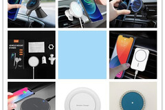 Comprar ahora: 40pc magnetic wireless charger, car wireless charger For iPhone