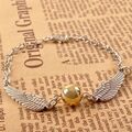 Buy Now: 100pcs Harry Potter Golden Snitch Relic Vintage Bracelet Necklace
