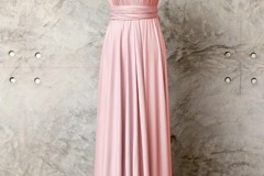 Selling: 3 x Blush Pink Multiway Infinity Gowns (`Gown House)