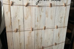 Selling: Seating Plan Sign - Handmade Wooden Whitewash 