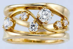 Buy Now: 50PC Fashionable Gold Zircon Women’s Ring