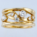 Comprar ahora: 50PC Fashionable Gold Zircon Women’s Ring