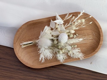 Selling: 50 x Dried White Flowers Mini Bouquet