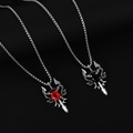 Comprar ahora: 50PC Double Dragon Cross Necklace Pendant