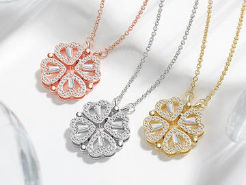 Buy Now: 20PC Two-Wear Four-Leaf Clover Pendant Necklace
