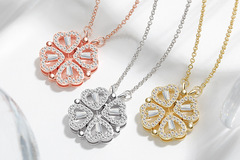 Buy Now: 20PC Two-Wear Four-Leaf Clover Pendant Necklace