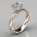 Comprar ahora: 100PC Fashion Square Diamond Ring