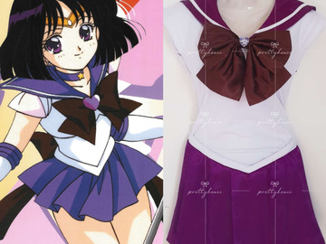 Selling with online payment: Sailor Saturn Hotaru Tomoe Sailor Moon Cosplay Costume