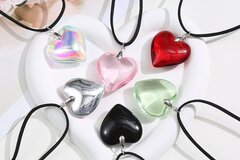 Buy Now: 50PC high-end adjustable multi-color love pendant necklace