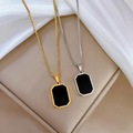 Comprar ahora: 50PC fashionable black square necklace accessories